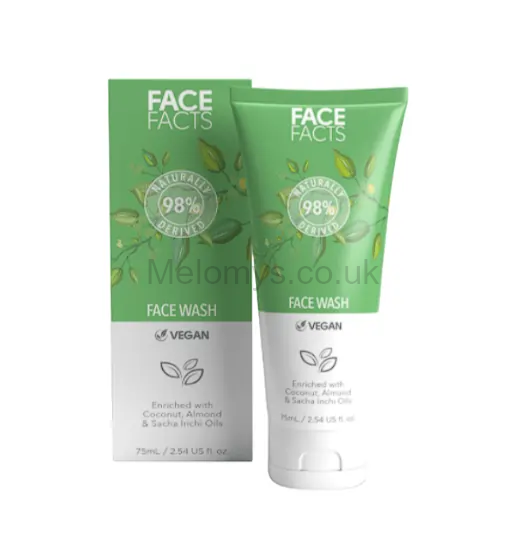 Picture of Face Facts 98% Natural Face Wash 75ml 