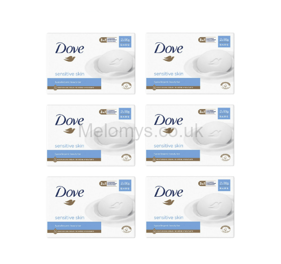 Picture of Dove Sensitive Skin Beauty Bar 90g - 12 Bars 