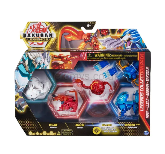 Picture of Bakugan Legends Collection Pack - Cycloid, Arcleon, Nillious, Hydorous Figures