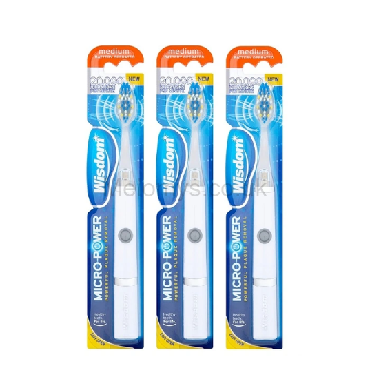 Picture of Wisdom Micro Power Toothbrush - Pack of 3