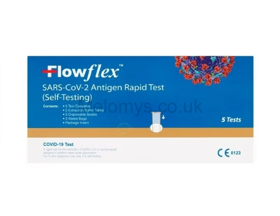 Picture of Flowflex Lateral Flow Test SARS-CoV-2 Antigen - Pack of 5