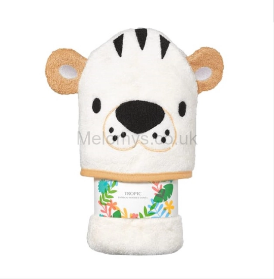 Picture of Tropic Bamboo Hooded Towel Tiger Design