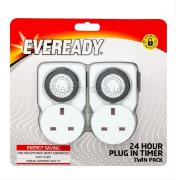 Picture of Eveready 24 hour Plug-In Timer Sockets - Pack of 2