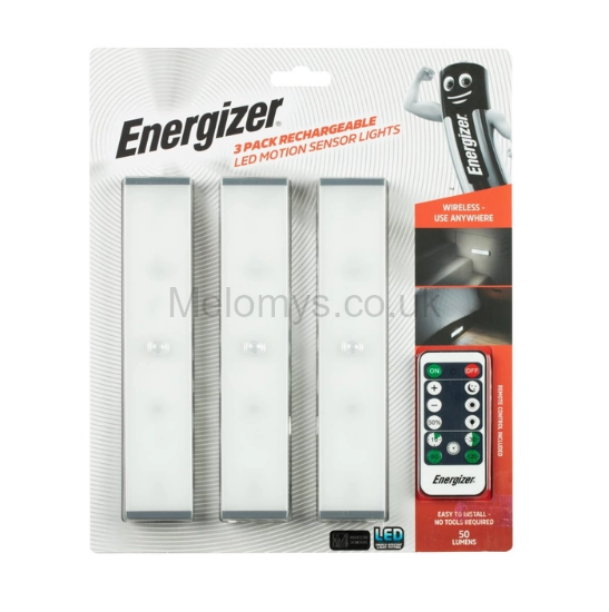 Picture of Energizer Universal Bright White LED Rechargeable Motion Sensor Lights