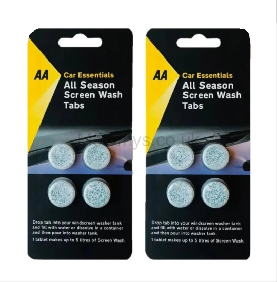 Picture of AA Car Essentials All Season Screen Wash 4 Tabs - Pack Of 2