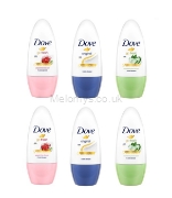 Picture of Dove Mix Roll On Deodorant 50ml - Pack of 6