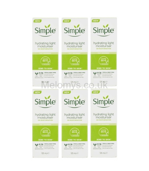 Picture of Simple Hydrating Light Moisturiser 125ml - Pack of 6