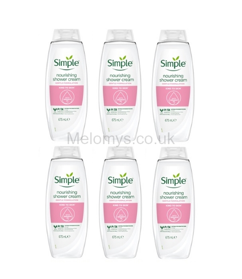 Picture of Simple Nourishing Shower Cream 675ml - Pack of 6