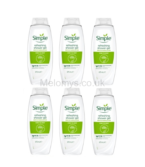 Picture of Simple Refreshing Shower Gel 675ml - Pack of 6