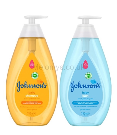 Picture of Johnson's Baby Shampoo & Bath 750ml - Pack of 2