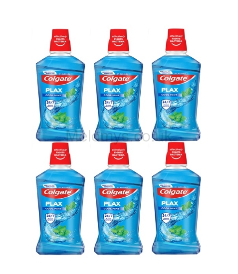 Picture of Colgate Plax Cool Mint Mouthwash 250ml - Pack of 6