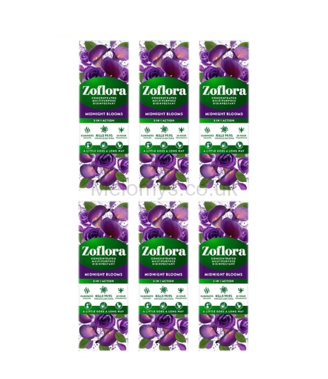 Picture of Zoflora Concentrated Disinfectant Midnight Blooms 250ml - Pack of 6