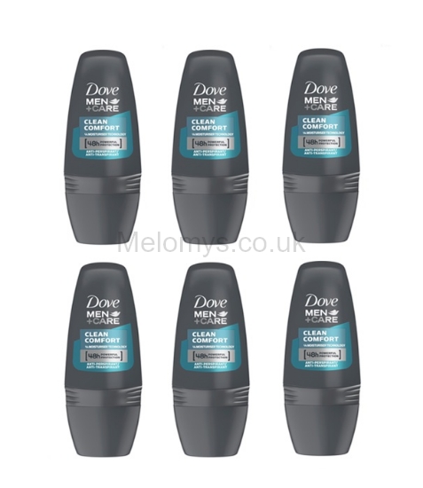 Picture of Dove Men+Care Clean Comfort Antiperspirant Deodorant - Pack of 6