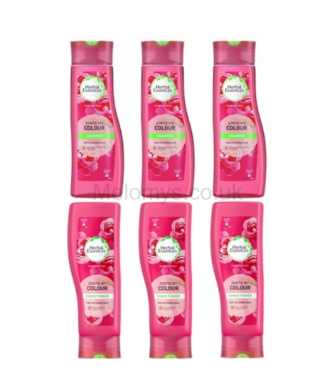 Picture of Herbal Essences Ignite My Colour Shampoo & Conditioner 400ml - Pack of 6