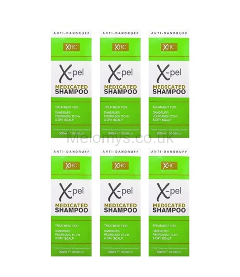 Picture of Xpel Therapeutic Anti-Dandruff Shampoo 300ml - Pack of 6