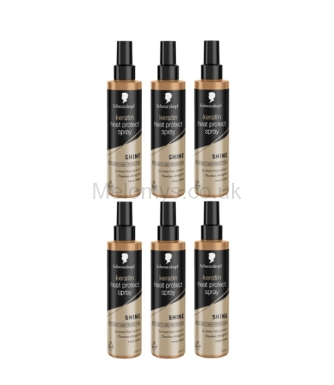 Picture of Schwarzkopf Styling Keratin Heat Spray 200ml - Pack of 6