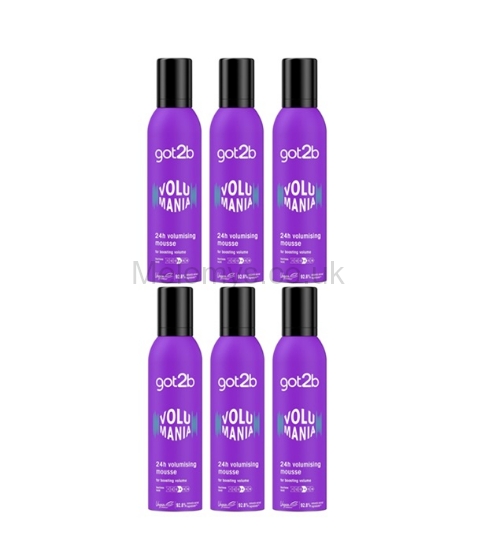 Picture of Schwarzkopf Got2b Volumaniac Mousse 250ml - Pack of 6