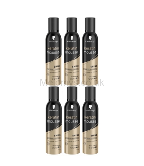 Picture of Schwarzkopf Styling Keratin Hair Mousse 250ml - Pack of 6