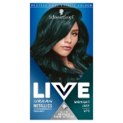 Picture of Schwarzkopf Live U75 Midnight Jade Green Permanent Hair Dye - Pack of 6