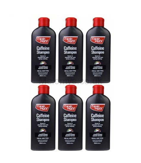 Picture of Triple Eight Caffeine Shampoo 250ml - Pack of 6