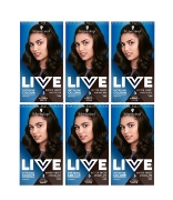 Picture of Schwarzkopf Live Bittersweet Chocolate 89 Brown Permanent Hair Dye - Pack of 6