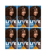 Picture of Schwarzkopf Live Colour + Moisture M06 Cocoa Crush Brown Permanent Hair Dye - Pack of 6