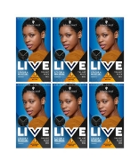 Picture of Schwarzkopf Live Colour + Moisture M01 Twilight Black Permanent Hair Dye - Pack of 6