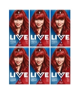 Picture of Schwarzkopf Live Real Red 35 Permanent Hair Dye - Pack of 6