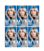 Picture of Schwarzkopf Live Metallic Silver U71 Urban Metallics Permanent Hair Dye - Pack of 6