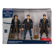 Picture of Doctor Who The Eighth Doctor Figure Set 3pk