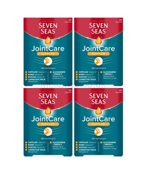 Picture of Seven Seas JointCare Supplex with Glucosamine 30 Capsules - Pack of 4