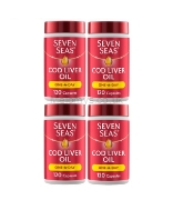 Picture of Seven Seas Cod Liver Oil One A Day 120 Capsules - Pack of 4