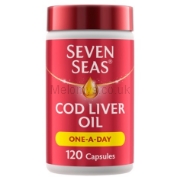 Picture of Seven Seas Cod Liver Oil One A Day 120 Capsules - Pack of 4