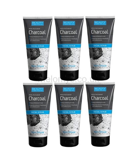 Picture of Beauty Formulas Charcoal Face Scrub 150ml - Pack of 6