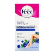 Picture of Veet Sensitive Skin Wax Strips 20 Pack - Pack of 4