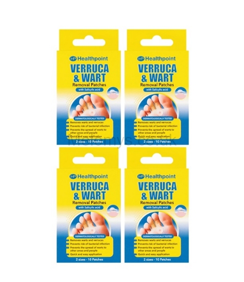 Picture of Healthpoint 10 Verruca & Wart Removal Patches - Pack of 4