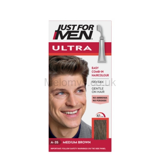 Picture of Just For Men Ultra Hair Dye Medium Brown A-35