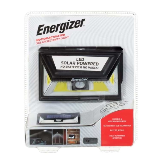 Picture of Energizer Motion Activated Solar Powered LED Outside Light