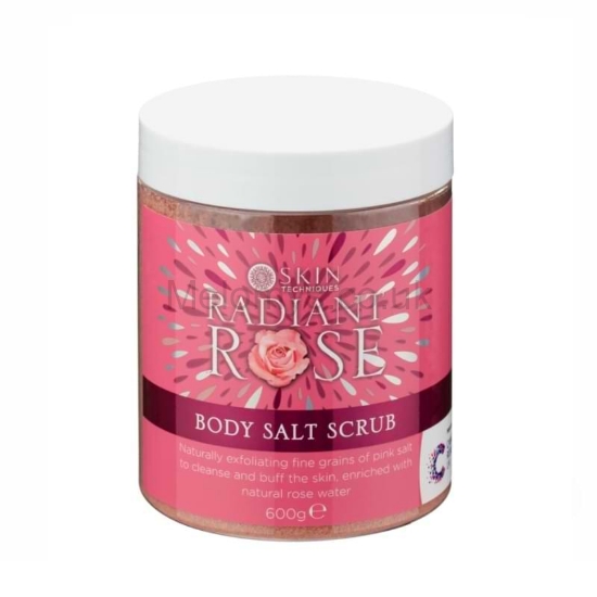 Picture of Skin Techniques Radiant Rose Body Salt Scrub 600g