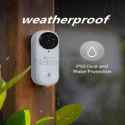 Picture of EZVIZ DB2 2K Video Doorbell Kit Battery-Powered Smart Motion Detection White