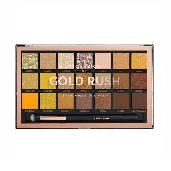 Picture of PROFUSION Gold Rush 21 Shade Eyeshadow Palette 